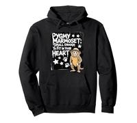 Pygmy Marmoset Small Enough To Fit In Your Heart Pullover Hoodie