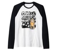 Pygmy Marmoset Small Enough to Fit in Your Heart Raglan Baseball Tee