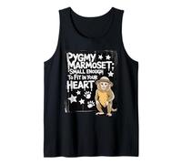 Pygmy Marmoset Small Enough to Fit in Your Heart Tank Top