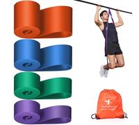 PYHIGH Pull Up Assistance Bands Set 70 LBS - 230 LBS, Long Resistance Bands for Pull Ups Working Out, Gym Workout Bands for men Exercise Muscle Training and Shape Body - Carry Bag Included