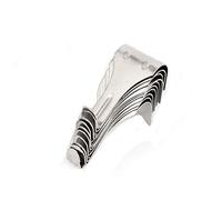 Pyhot 20 Pieces Moulding Hooks Picture Rail Hooks Hangers, Nickel Plated for Art Exhibition Gallery Picture Billboards Hanging Clothes Keys Holder