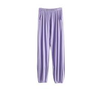 Pyjama Bottoms for Women Uk, Plaid Pyjama Bottoms Plus Size - Long Wide Leg Lounge Pants High Waisted Drawstring Pj Trousers Casual Stretch Sleep Pants with Pockets Comfy Sleepwear