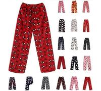 Pyjama Bottoms Women's Children Girls Pyjamas Flannel Long Comfortable Casual Women Pyjama Bottoms Kawaii Cute Cartoon Anime Y2K Pyjamas Sleep Pants Soft Summer Christmas Halloween Autumn Winter