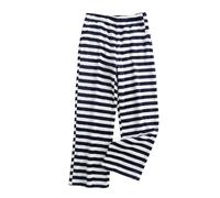 Pyjama Bottoms Women's Long Flannel Lounge Trousers Women's Striped Fabric Trousers Fluffy Jogging Bottoms with Pockets Home House Trousers Soft Plush Trousers Pyjama Trousers Plush Winter Trousers