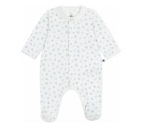 Pyjamas Dors Bien Col Cœurs Organic Cotton White Birth