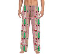 Pyjamas for Men UK Halloween Christams Ugly Matching Family Pyjamas Long PJ Bottoms Loungewear Nightwear Teens Comfy Trousers Lounge Pants with Pockets Dick Print Sleepwear Funny Gifts for Men Boys M