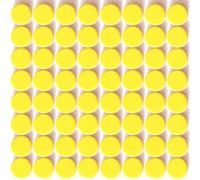 PYJLBX 80Pcs Strong Fridge Magnets, Mini Round Yellow Magnets for Whiteboard, Notice Board, Office, Crafts, Tiny Heavy Duty Refrigerator Magnets for Adults, Small Cute Magnetic Pins for Home & School