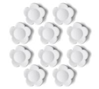 PYJLBX Fridge Magnets - 10 Pack Sunflower Strong Magnet, Cute Mini Whiteboard Magnets Heavy Duty | Small Decorative Magnets for Crafts, Notice Board, School, Kitchen, Home, Classroom, Office (White)