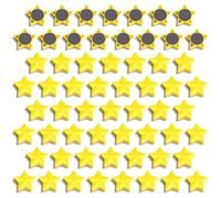 PYJLBX Fridge Magnets, 60 Pack Yellow Star Magnets Heavy Duty - Small Strong Magnet - Cute Mini Decorative Magnets for Whiteboard, Craft, Fridge, Notice Board, Map, Kitchen, Home, School & Classroom