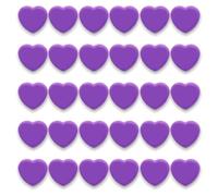 PYJLBX Fridge Magnets Strong Magnet Small Magnets, 30 Pcs Whiteboard Magnets Heavy Duty, Mini Magnets Fridge Magnets for Adults, Cute Magnets for Whiteboard Fridge Crafts Notice Board (Purple, Heart)