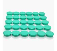 PYJLBX Fridge Magnets, Strong Small Whiteboard Magnets Heavy Duty, Cute Round Mini for Crafts, Notice Board, Planning Boards, Office, School, Classroom (Green, 30 Pack)