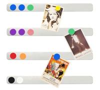 PYJLBX Magnetic Notice Board with 10pcs Colorful Magnets for School Office Home (4pcs)
