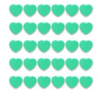PYJLBX Strong Fridge Magnets, 30Pcs Green Heart Whiteboard Magnets, Heavy Duty Mini Magnets for Adults, Small Cute Notice Board Magnet for Crafts, Office, Kitchen, Refrigerator, School, Home Organiser