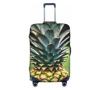 Pyjwyfmy Be A Pineapple Print Suitcase Cover–travel Luggage Cover With Elasticity For Suitcases (S/M/L/Xl Sizes), White, L