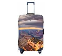 Pyjwyfmy Beauty Grand Canyon Print Suitcase Coverâ€“travel Luggage Cover With Elasticity For Suitcases (S/M/L/Xl Sizes), White, M