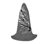 Pyjwyfmy Dancing Feather Print Hooded Cape,Long Costume Cloak With Hood,Elegant Christmas Halloween Cloak