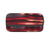 Pyjwyfmy Red Sky At Night Starry Print Big Capacity Pencil Pen Case Office Large Storage High Capacity Bag Pouch Holder Box Makeup Bag