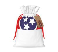 Pyjwyfmy Tennessee State Flag Map Christmas Gift Bags,Gift Bags For Christmas Wrapping, Pouches With Drawstring Closure