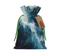 Pyjwyfmy Within The Tides Christmas Gift Bags,Gift Bags For Christmas Wrapping, Pouches With Drawstring Closure