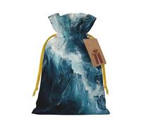Pyjwyfmy Within The Tides Christmas Gift Bags,Gift Bags For Christmas Wrapping, Pouches With Drawstring Closure