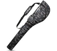 PYKES PEAK Golf Club Case | Foldable Design for 47” Clubs | Fits 10 Clubs | Waterproof Pocket | Ideal for Driving Range & Practice | Camo Grey | Designed in Japan