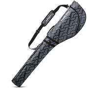 PYKES PEAK Golf Club Case | Foldable Design for 47” Clubs | Fits 10 Clubs | Waterproof Pocket | Ideal for Driving Range & Practice | Monogram Grey | Designed in Japan