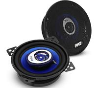 Pyle 2-Way 180W Universal Car Stereo Speakers, 4” /10.16cm Coaxial Loud Pro Audio Car Speaker, Universal OEM, Quick Replacement Component Speaker, Vehicle Door/Side Panel Mount Compatible, (Pair)