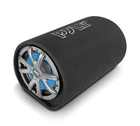 Pyle 20cm Car Subwoofer Tube - 400W Bass Speaker with 50mm Aluminium Voice Coil, Compact Carpeted Enclosure, Deep Bass, 4 Ohm - Ideal for Car Audio Sound System - Black