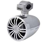 Pyle 3.5” Waterproof Off-Road Speakers - 40W Marine Grade Passive Woofer Sound System Full Range Outdoor Audio Stereo Speaker for Motorcycle, Car, ATV, 4x4, Jeep, Boat, Includes Brackets (Chrome)