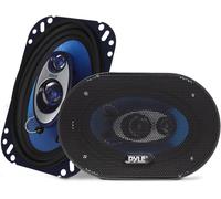 Pyle 3-Way Car Speakers, 240-Watt Car Door Speakers, 10 X 15Cm Universal Car Ste