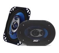 Pyle 3-Way Car Speakers, 240-Watt Car Door Speakers, 10 x 15cm Universal Car Stereo Speakers, Triaxial Loud Audio Car Speaker, Quick Replacement Speaker, Vehicle Door/Side Panel Mount Compatible, 2pc