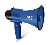 Pyle 30W Megaphone Speaker with Microphone, Loud Bullhorn Megaphones with Siren & Adjustable Volume, Loud Hailer Mega Phone, Indoor/Outdoor Use, Perfect for Sports, Police, Safety Drills, Kids & More