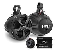 Pyle 5.25'' Water Resistant Marine Speaker - 1000 Watt Amplifier + Wireless BT Audio Controller, Applicable To ATV, UTV, 4x4, Wired RCA, for Boat Stereo Speaker & Other Watercraft