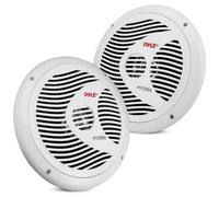 Pyle 6.5 Inch Marine Speakers Waterproof Boat & Car Door Use - White