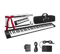 Pyle 88-Key Electric Piano Keyboard - Full Sized Bluetooth Enabled Keyboard with 28 Rhythms & Tones, Built-In Speaker, Sustain Pedal, Piano Bag, Portable Design, Ideal for Beginners and Professionals