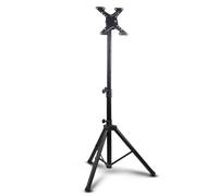 Pyle Adjustable Folding TV and Monitor Stand - 360° Rotation, Adjustable Height, Maximum Load 22 lbs, VESA 200×200 and 220×220 Compatible