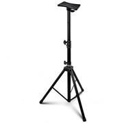 Pyle Adjustable Tripod Speaker Stand, 86 x 80 x 147cm Foldable Floor Mount, Steel Speaker Holder with Lock Pin, Micro Mount for Studio, Music, Performance, Recording, Universal Mic Stand Floor Type