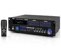 Pyle Amplifier HiFi Bluetooth Amplifier 6 Channel 2000W Stereo Amplifier - Home Cinema AV Receiver with USB FM Radio EQ Rack Mount for Speakers Karaoke Microphone Input