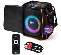 Pyle Audio Bluetooth Party Speaker - Party Bluetooth Speaker with True Wireless Stereo System - Enjoy Powerful Bass and Clear Treble - Carry Bag - Model PPHP8496BG - 100W