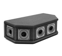 Pyle Audio Speaker System 6-Way, 300 W Peak / 150 W RMS, Full-Range Speakers with Piezo Tweeter, 8 Ohm Impedance, High-Power Car Stereo Speakers, Black Carpeted Enclosure