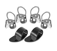 Pyle Banjo Accessory Kit - Includes Set of Banjo Strings, 4 Metal Finger Picks & 2 ABS Thumb Picks, Metal Finger Picks, Adjustable Finger Picks for Guitar, Bass, Banjo & Other Instruments - PRTPBJ1401