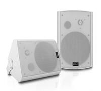 Pyle Bluetooth Speaker Boxes Outdoor & Indoor - 2-Way Speaker for Indoor Wall Speaker or Box as Pool Speaker or Music System Patio, Speaker, White, 240 W