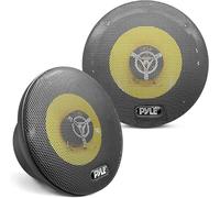Pyle 17cm Car Speakers, 6.5 Inch 3-Way Full Range Audio System, 140W RMS / 280W Peak Power, 4 Ohm Impedance, Triaxial Car Door Speakers, Loud Sound for Car Stereo Upgrade, Round Shape, Easy Install