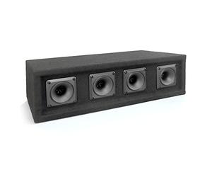 Pyle Car Speaker System 7.6 cm - 300 W Peak / 150 W RMS, 4-Way Full Range Car Audio Speakers with Horn Piezo Tweeters, 8 Ohm Impedance, Black Carpet Finish, High Power Sound System