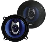 Pyle 5.25” Car Sound Speaker (Pair) - Upgraded Blue Poly Injection Cone 3-Way 200 Watt Peak w/Non-fatiguing Butyl Rubber Surround 100-20Khz Frequency Response 4 Ohm & 1" ASV Voice Coil