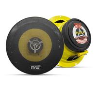 Pyle Car Two Way Speaker System - Pro 6.5 Inch 240 Watt 4 Ohm Mid Tweeter Component Audio Sound Speakers For Car Stereo w/ 30 Oz Magnet Structure, 2.25” Mount Depth Fits Standard OEM