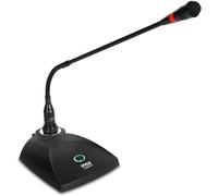 Pyle Desktop Gooseneck Wired Microphone System - Table-Mounted Condenser Mic with Pop Filter, XLR to 6.35mm Lead, Ideal for Karaoke, Meetings, Studio & Audio Recording
