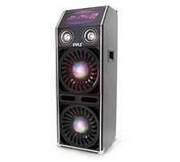 Pyle Disco Jam 2 Passive Speaker System, Flashing DJ Lights, Dual 10-Inch Woofers, Dual 3-Inch Tweeters, 1500 Watt