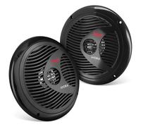 Pyle Dual Marine Speakers 6.5 cm , 2 Way Waterproof Weather Resistant Outdoor Stereo Sound System, 400W Power with Polypropylene Cone and Butyl Rubber Surround, Boat Radio Marine Stereos