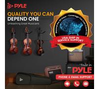 Pyle Full Size Beginner Violin Starter Kit, Violin Starter Package wit